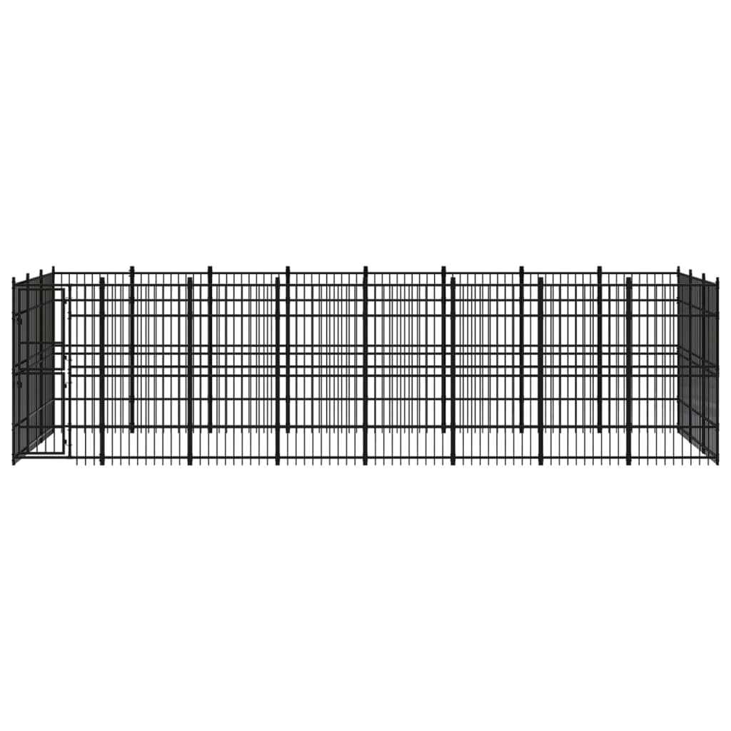 Hondenkennel 22,12 m² staal