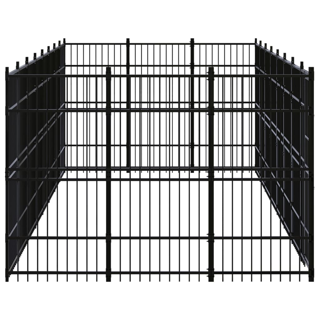 Hondenkennel 22,12 m² staal