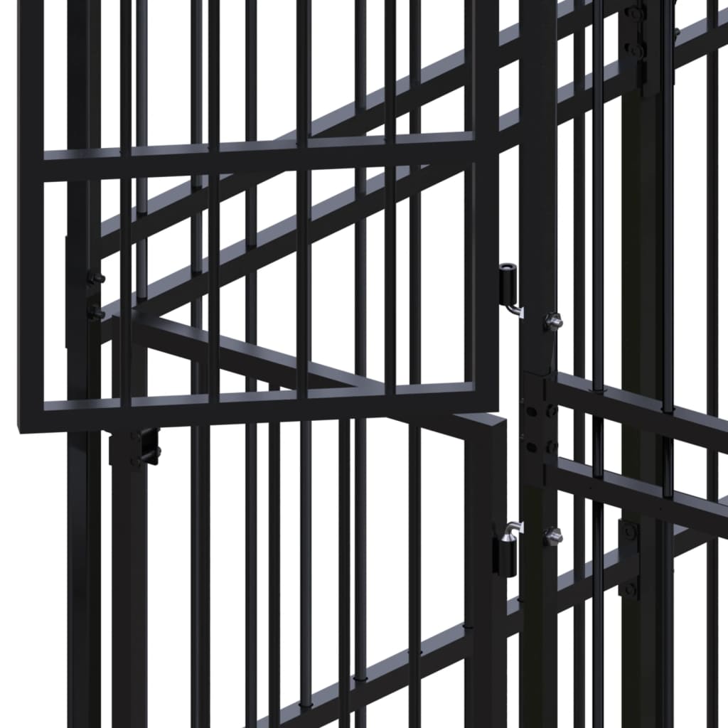 Hondenkennel 22,12 m² staal