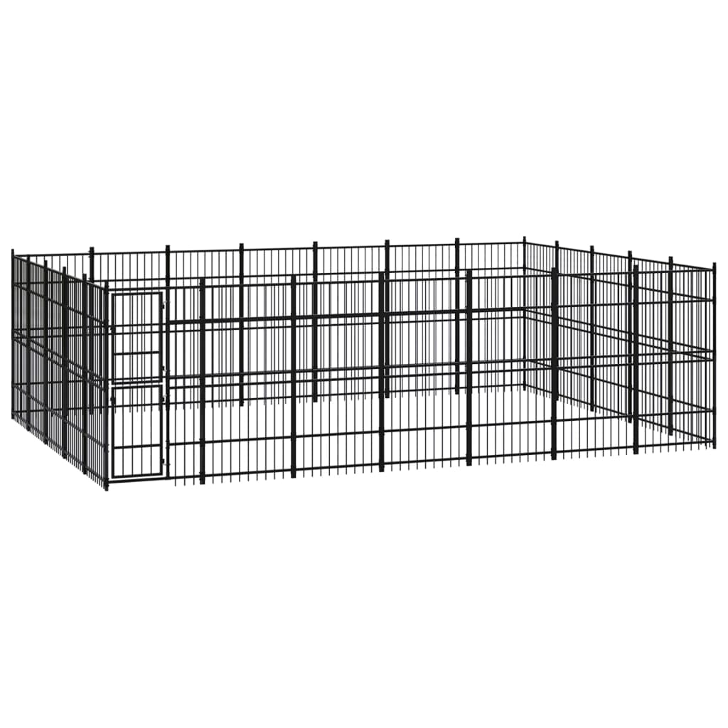 Hondenkennel 32,26 m² staal