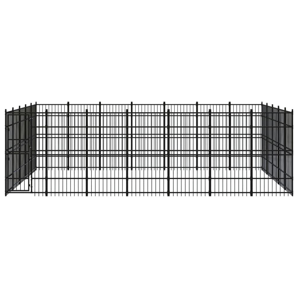 Hondenkennel 32,26 m² staal