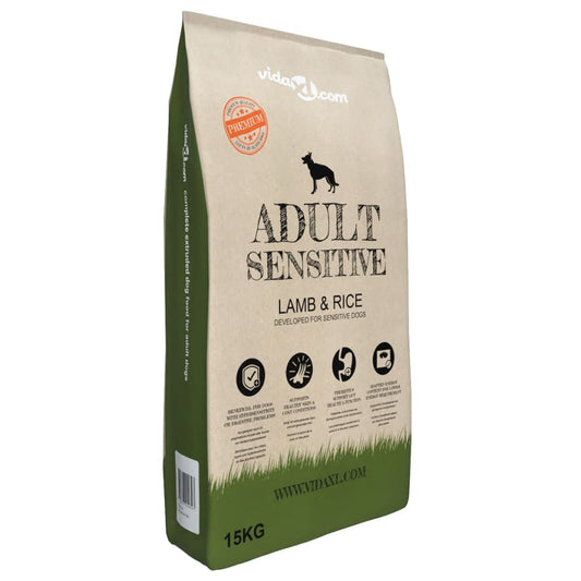 Premium hondenvoer droog Adult Sensitive Lamb & Rice 15kg