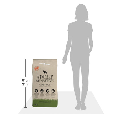 Premium hondenvoer droog Adult Sensitive Lamb & Rice 15kg