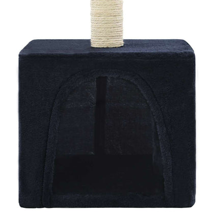 Kattenkrabpaal met sisal krabpaal 55 cm donkerblauw