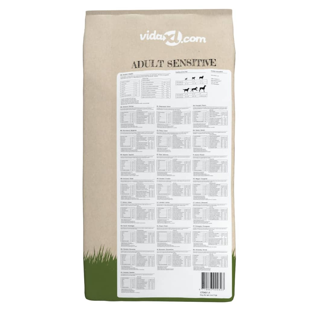 Premium hondenvoer droog Adult Sensitive Lamb & Rice 30kg 2 st