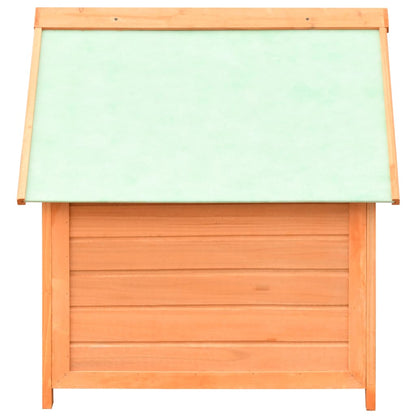 Hondenhok 72x85x82 cm massief grenen- en vurenhout