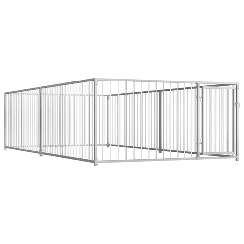 Hondenkennel voor buiten 200x400x100 cm