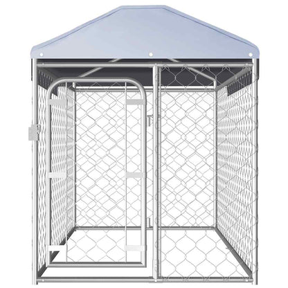 Hondenkennel voor buiten met dak 200x100x125 cm