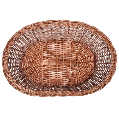 Hondenmand/huisdierenbed 50 cm natuurlijk wilgen