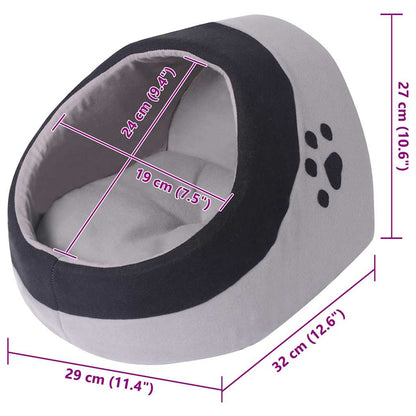 Kattenmand M grijs en zwart