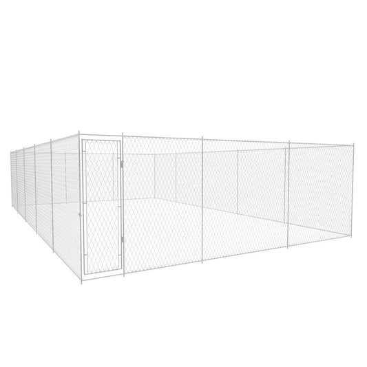 Hondenkennel voor buiten 950x570x185 cm gegalvaniseerd staal
