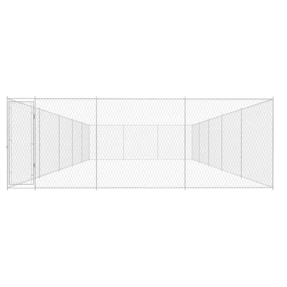 Hondenkennel voor buiten 950x570x185 cm gegalvaniseerd staal