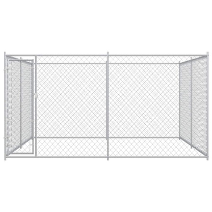 Hondenkennel voor buiten 383x383x185 cm