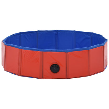 Hondenzwembad inklapbaar 80x20 cm PVC rood