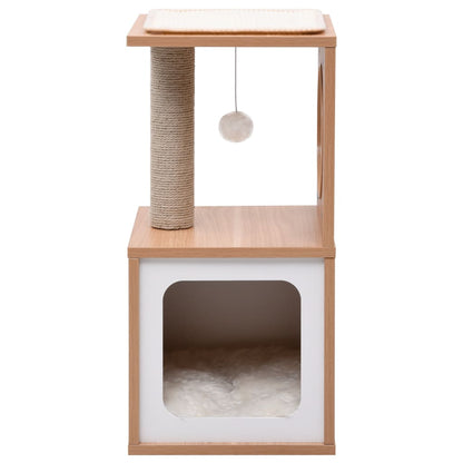 Kattenkrabpaal met sisal krabmat 60 cm
