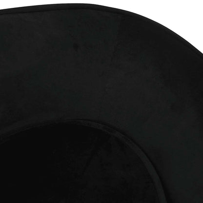 Hondenbank 67x47x36 cm pluche zwart