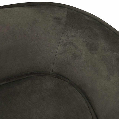 Hondenbank 67x47x36 cm pluche donkergrijs