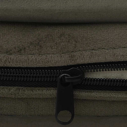 Hondenbank 67x47x36 cm pluche donkergrijs