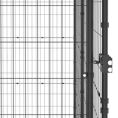 Hondenkennel voor buiten 110x220x180 cm staal
