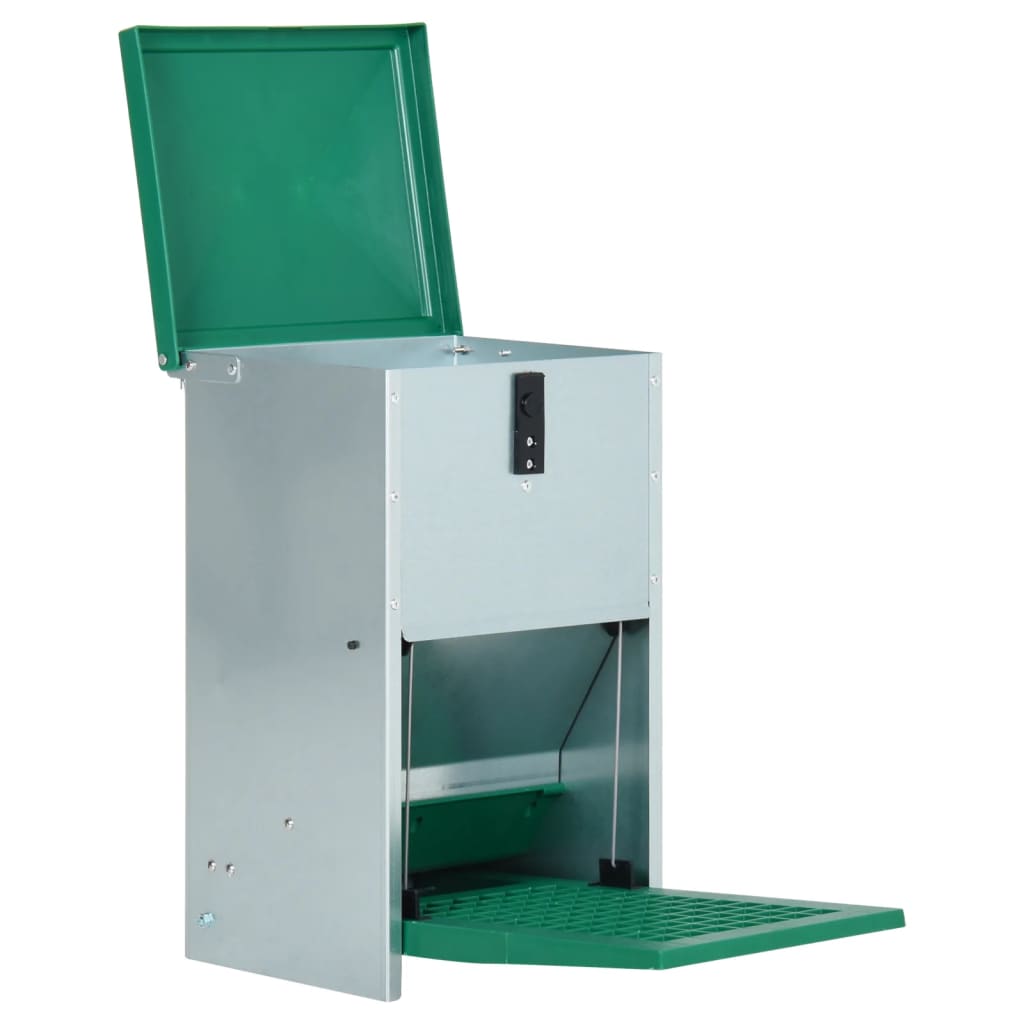 Pluimveevoerbak automatisch met pedaal 8 kg