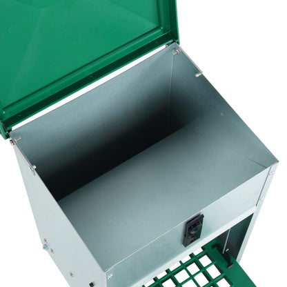 Pluimveevoerbak automatisch met pedaal 8 kg