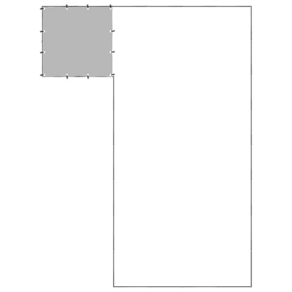 Hondenkennel 10,89 m² staal zwart