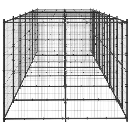 Hondenkennel 16,94 m² staal