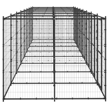Hondenkennel 19,36 m² staal