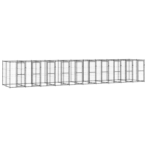 Hondenkennel 24,2 m² staal