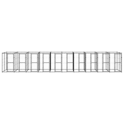 Hondenkennel 24,2 m² staal