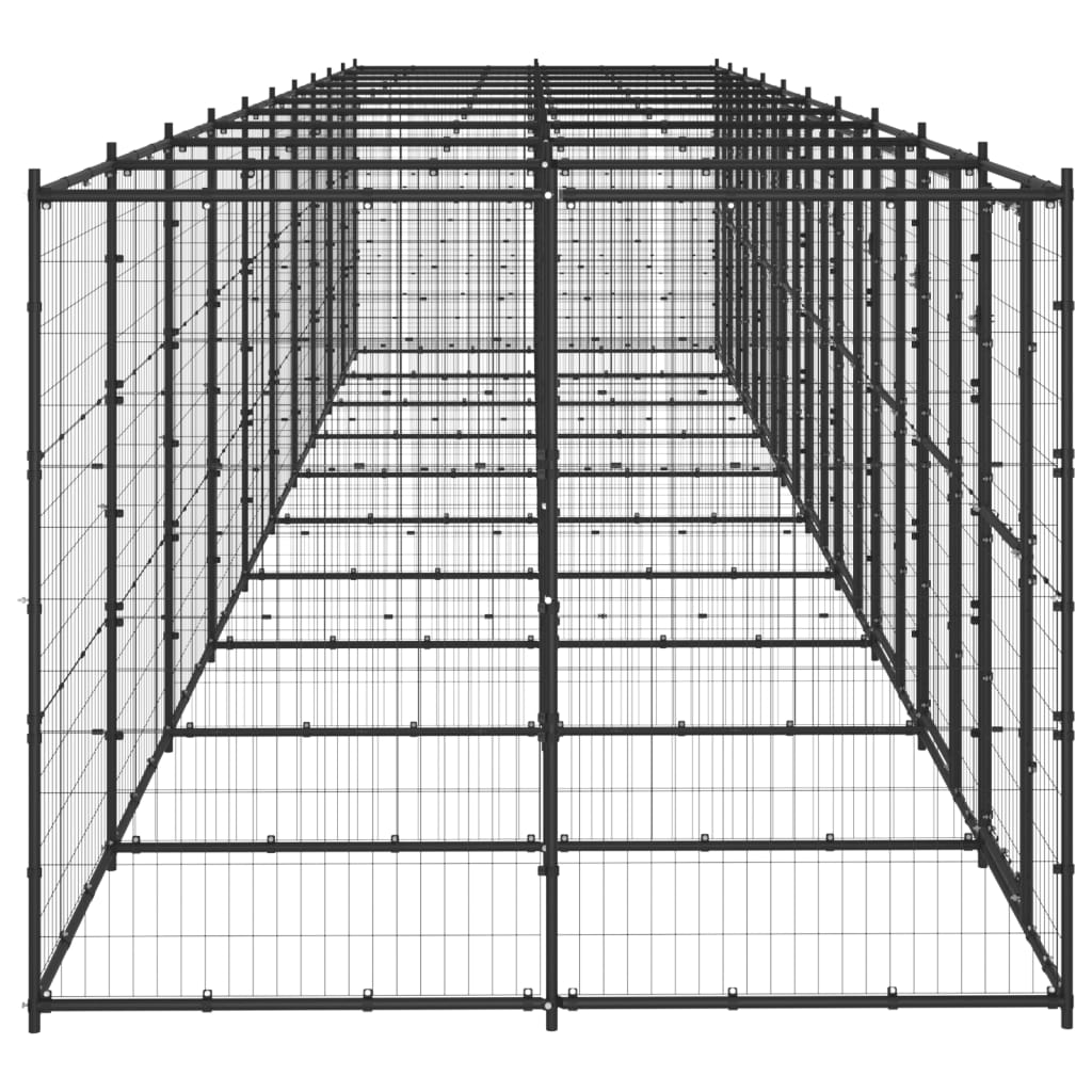 Hondenkennel 24,2 m² staal