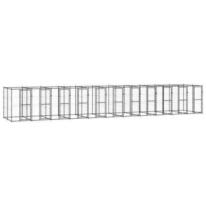 Hondenkennel 26,62 m² staal