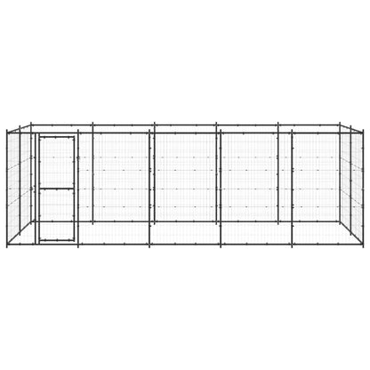 Hondenkennel 12,1 m² staal