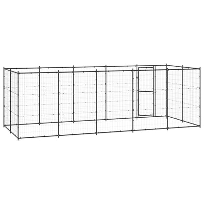 Hondenkennel 12,1 m² staal
