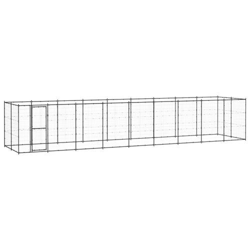 Hondenkennel 21,78 m² staal