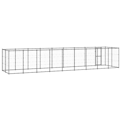 Hondenkennel 21,78 m² staal