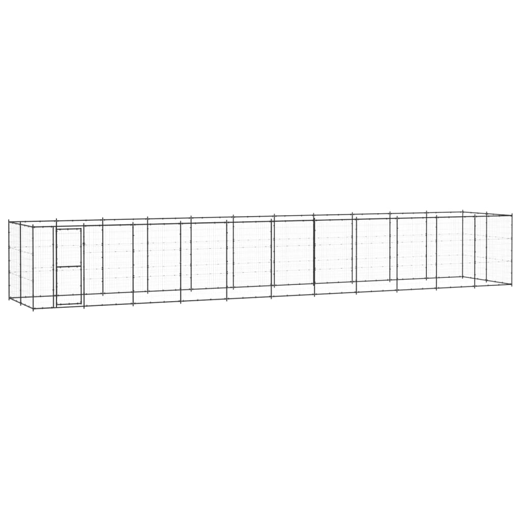 Hondenkennel 26,62 m² staal