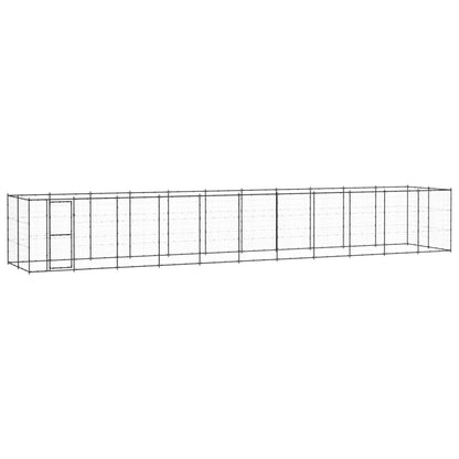 Hondenkennel 26,62 m² staal