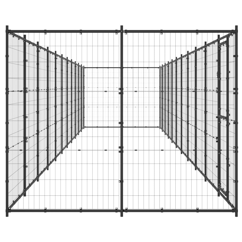 Hondenkennel 26,62 m² staal