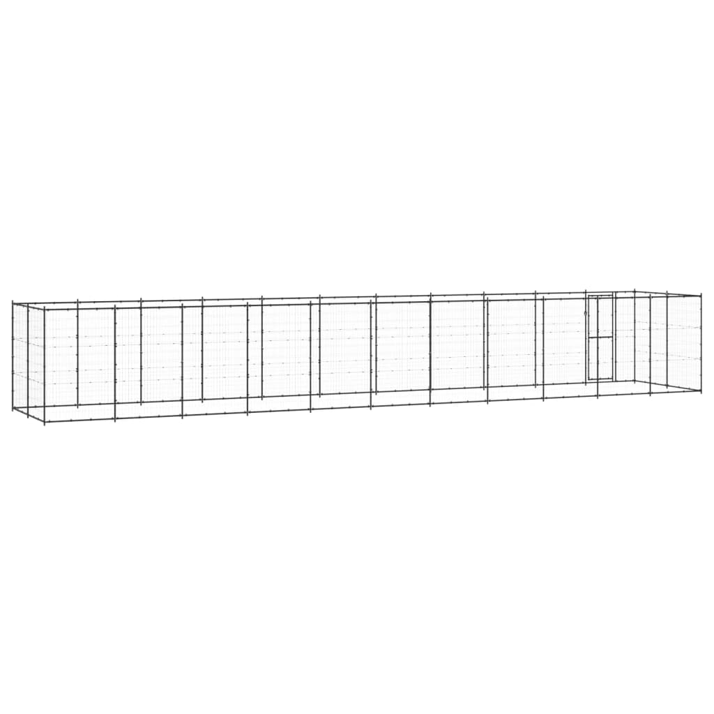 Hondenkennel 26,62 m² staal