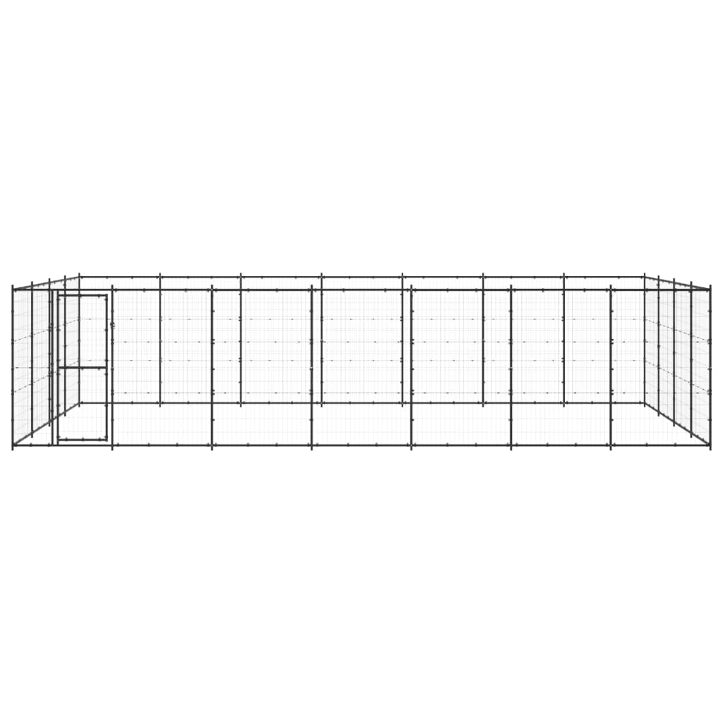 Hondenkennel 33,88 m² staal