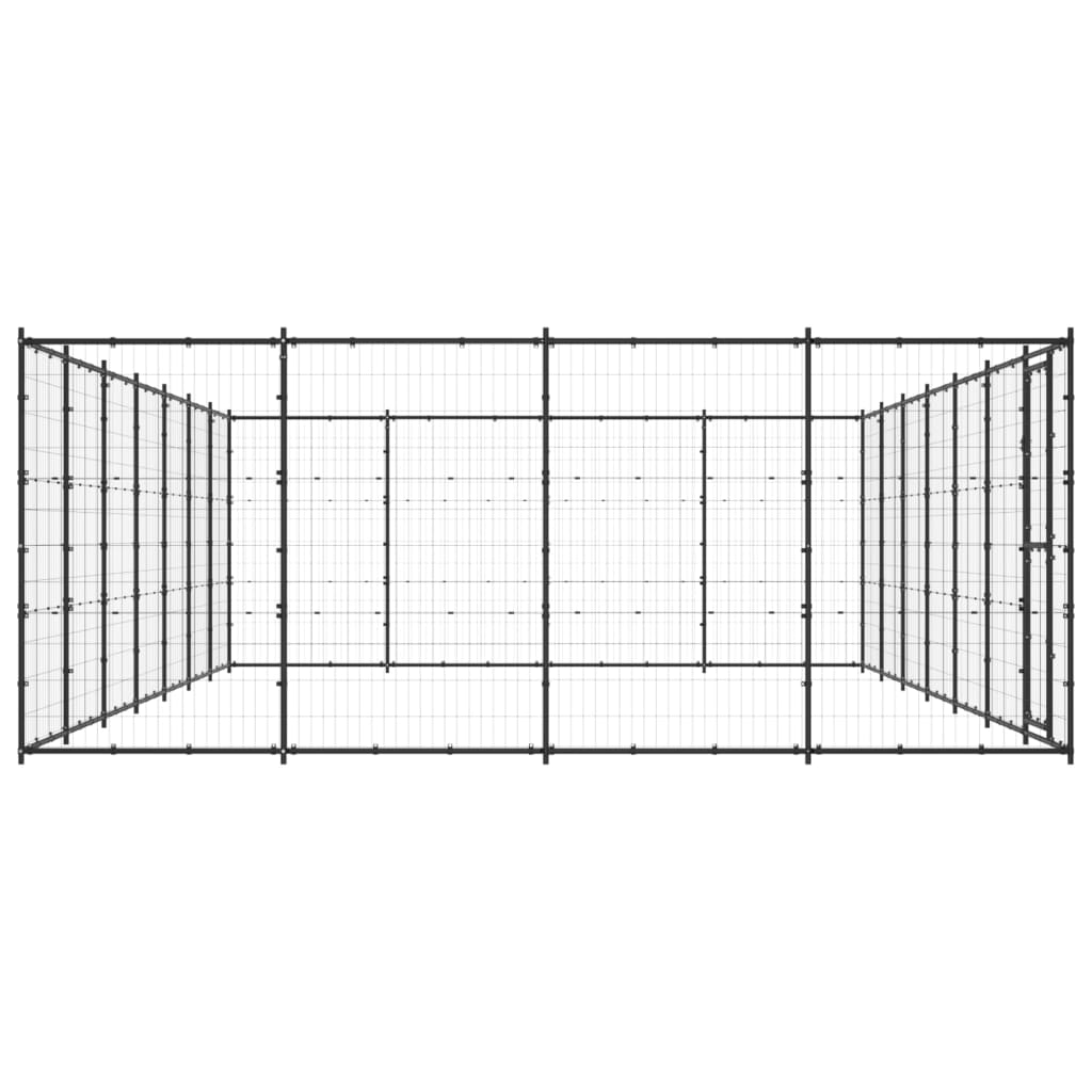 Hondenkennel 33,88 m² staal