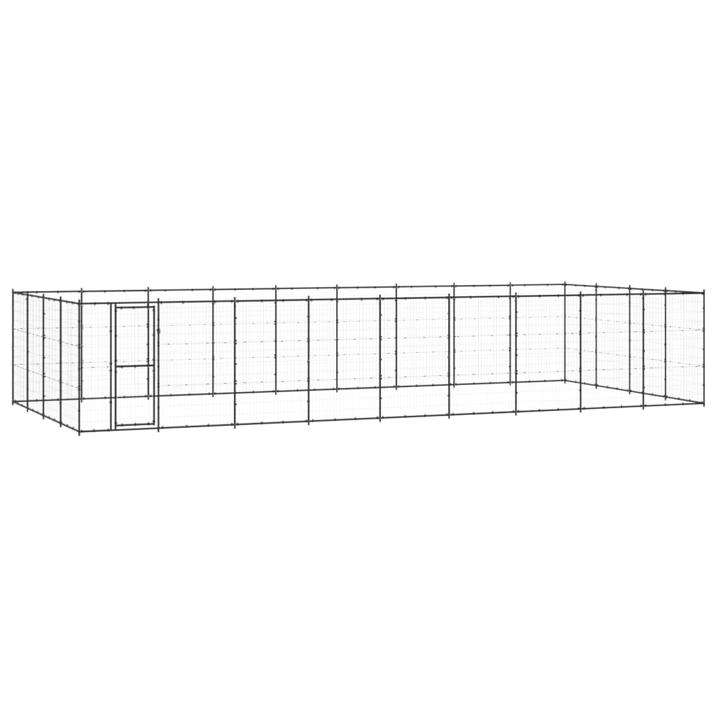 Hondenkennel 43,56 m² staal