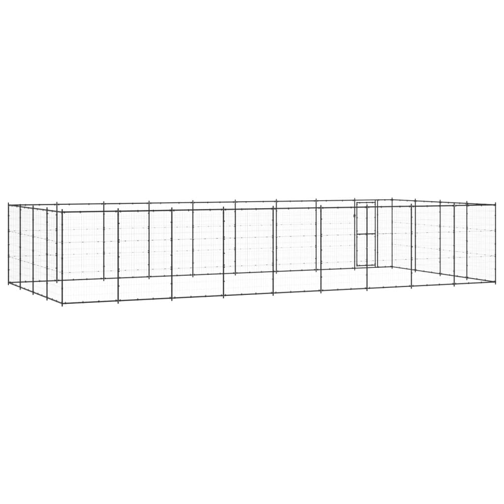 Hondenkennel 43,56 m² staal