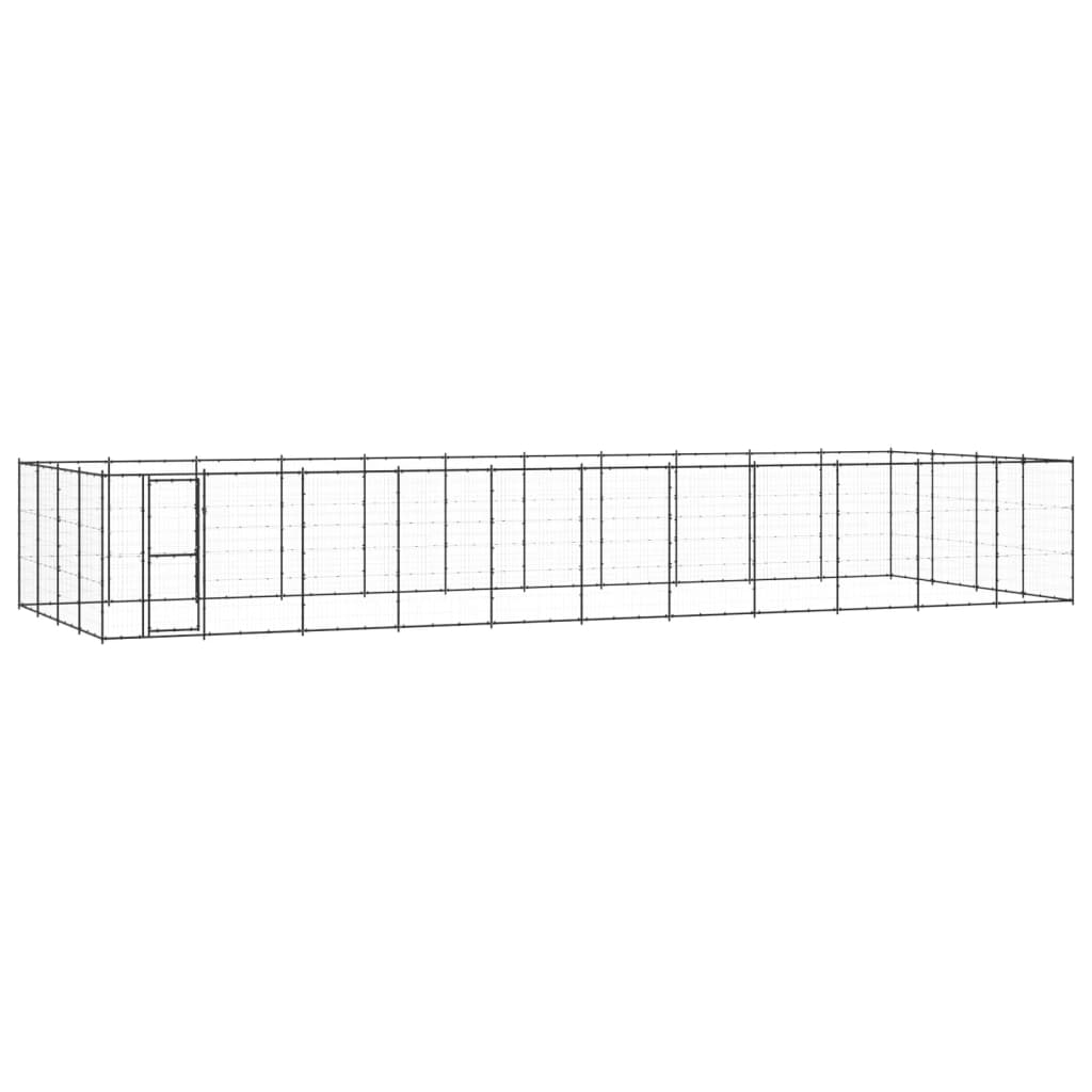 Hondenkennel 53,24 m² staal