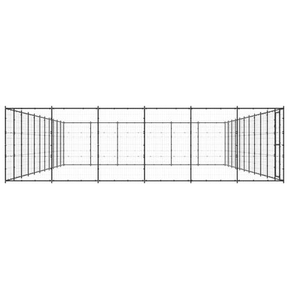 Hondenkennel 79,86 m² staal