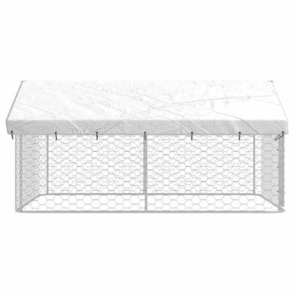 Hondenkennel met dak 300x300x150 cm