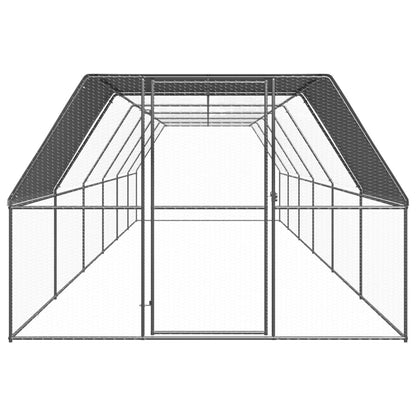 Kippenhok 3x12x2 m gegalvaniseerd staal