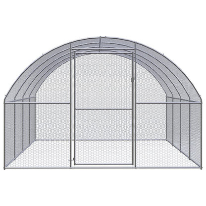 Kippenren 3x4x2 m gegalvaniseerd staal