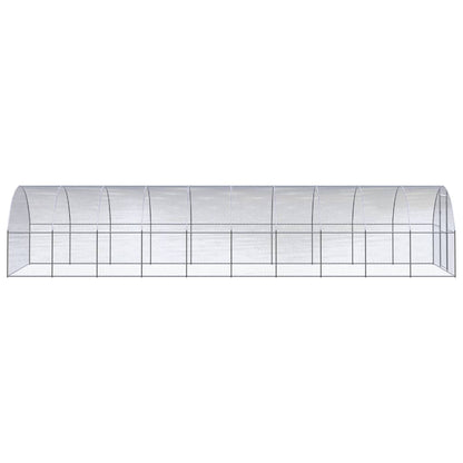 Kippenren 3x10x2 m gegalvaniseerd staal